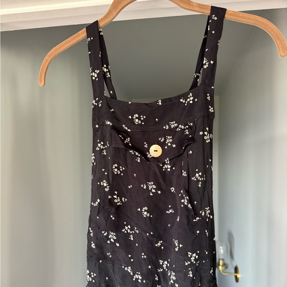 Floral Overalls